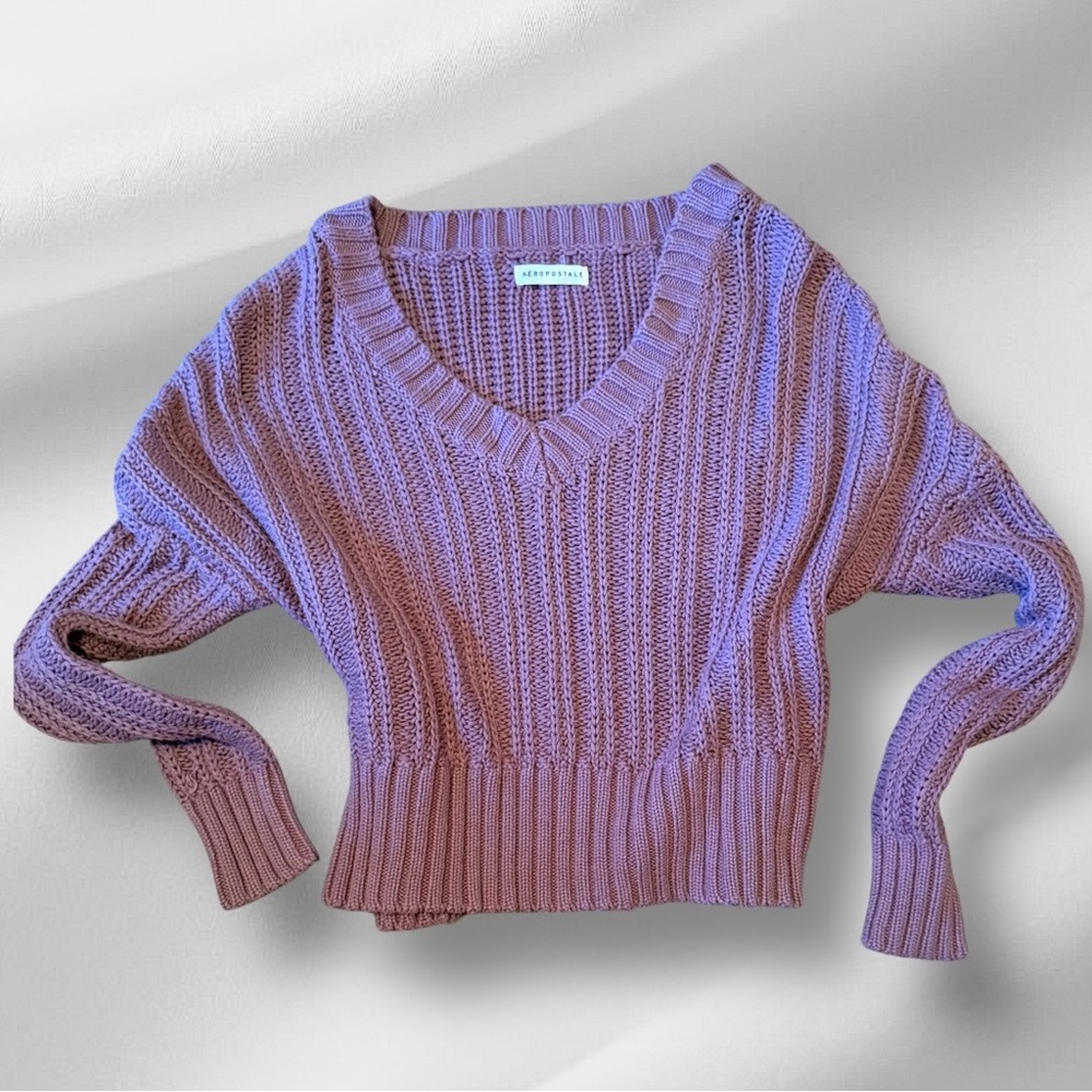 V- Neck Knit Sweater